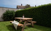 Greengate -enjoy a glass of wine in the rear garden