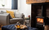 Peewit Cottage - cosy sitting room with comfortable seating