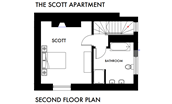 The Scott Apartment - second floor plan