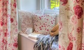 Grove House - enjoy a good book on the window seat in bedroom two