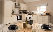 Lyme Grass - the spacious kitchen and dining area