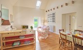 Laundry Cottage - open plan living area with sitting room