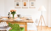 Leitholm Cottage - dining table