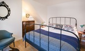 Leitholm Cottage - bedroom one with king size bed