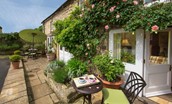 Middle Cottage - outside space & adjoining West Cottage