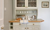 Milfield Hill Cottage - kitchen dresser close up