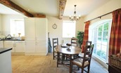 Old Mill Cottage - kitchen & dining area