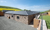 The Old Byre at West Moneylaws - a stylishly converted cow shed set in a rural location