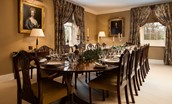 Broadgate House - tuck into hearty meals with all your family and friends in the dining room