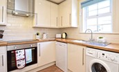 Fordel Cottage - bright kitchen with appliances for a comfortable self-catered stay