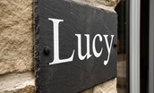 Lucy - entrance to cottage