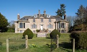 Cairnbank - the impressive facade of this Georgian country house