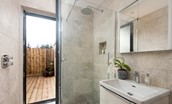 The Elm - direct access to the Shaanti bath area from the family bathroom