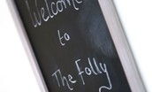 The Folly - welcome sign