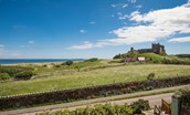 The Shieling - view of Bamburgh Castle from property