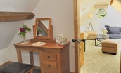 Whitesand Shiel - bedroom dresser with access to sitting room