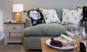 Curlew Cottage - combining a scheme of soft sea green hues with warm natural textures