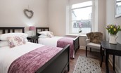Barclay House - bedroom two with twin beds (1)