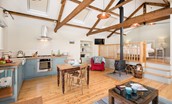The Hay Loft - living area & bedroom