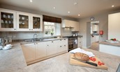 Countess Park - spacious kitchen leading into a large utility room