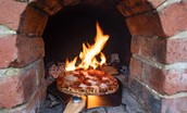 Castle View Cottage - enjoy stone-baked pizzas from the comfort of your holiday home