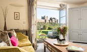 Bamburgh Five - on warm sunny days, sit with the French doors open and soak up the spectacular views of Bamburgh Castle
