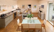 The Stables, Saltcoats Steading - well-equipped kitchen with electric range cooker, dishwasher and fridge/freezer