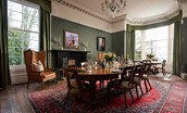 Cairnbank House - entertain family and friends around the large dining table seating 12 guests
