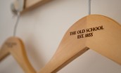 The Old School - hanging space in both bedrooms with personalised wooden hangers