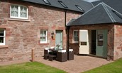 Dryburgh Steading Three - outside seating area