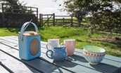Cow Parsley - enjoy a hot cuppa outside with the portable radio