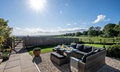 Bracken Lodge - enjoy the tranquil surroundings and views of rolling countryside and the coast beyond