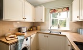 Crailing West Lodge - the light and airy kitchen
