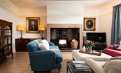 Appletree Cottage - the characterful sittng room with inglenook fireplace