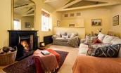 The Old School Hall - cosy up with a good book by the fire