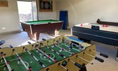 West Moneylaws - enjoy a game of table football, pool or air hockey in the games room