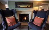 The Boathouse - a cosy spot by the open fire