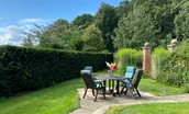 Dairy Cottage, Knapton Lodge - the private garden area with a BBQ available on request