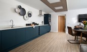 The Sheep Fold - well-equipped kitchen in the open-plan living area