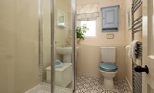 Kilham Cottage - family shower room with large walk-in shower, WC and basin