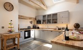 The Stables at West Moneylaws - the modern, country style kitchen