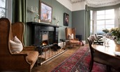 Cairnbank House - period detailing and a warming open fire in the formal dining room