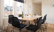 Cambridge House - the dining table with seating for eight guests