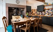 Appletree Cottage - a country kitchen with the warmth of the AGA