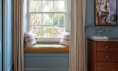 The Old Rectory - pretty window seat in bedroom two