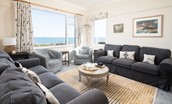 The Fairway - enjoy sea views from the comfort of the sitting room