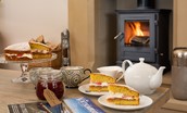 Bracken Lodge - indugle in a slice of deliciousness in front of the wood burner