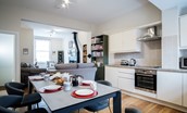 Number 107 - open plan kitchen dining area