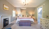 Blackhouse Forest Estate - bedroom three with zip and link beds which can be configured as super king double or 3' twins (1)