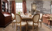 South Lodge, Twizell Estate - dining table